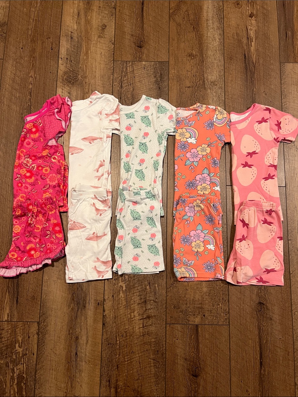 Carter’s Toddler Girl Short Pajamas Bundle, 5T